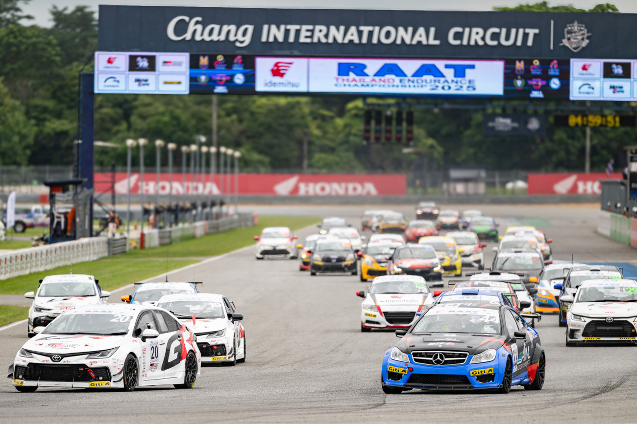 TOYOTA GAZOO Racing Thailand ฟอร์มเดือด ครองโพเดียมทุกรุ่น  ศึก RAAT Thailand Endurance Championship 2025 เรซ 2-3 ที่ บุรีรัมย์