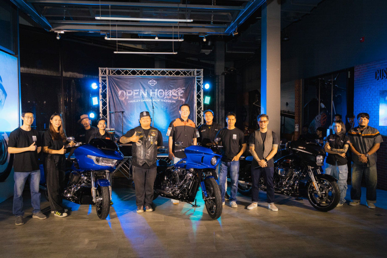 HARLEY-DAVIDSON® เผยโฉมไลน์อัพรถมอเตอร์ไซค์ตระกูล Touring และ Cruiser รุ่นสีโครเมียม ปี 2025 ในงาน “Chrome and Shine” Open House