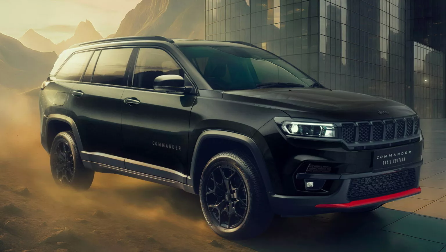 Jeep Commander Trail Edition รุ่นพิเศษ 7 ที่นั่ง เปิดตัวเฉพาะในญี่ปุ่น พร้อมของแต่งสีแดงและลายพรางสุดโดดเด่น