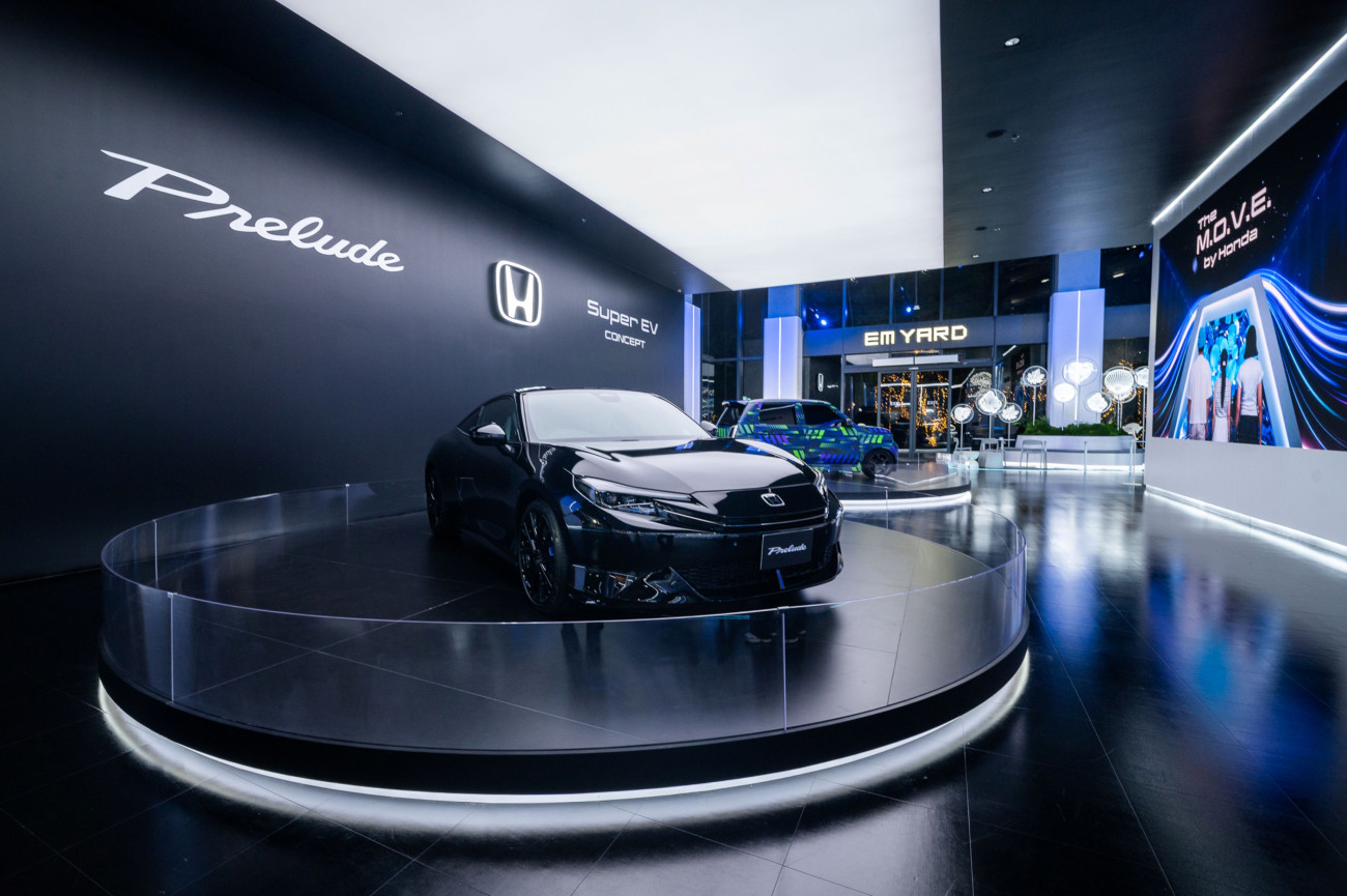 ฮอนด้า อัปเดตไฮไลต์โมเดลที่ “The M.O.V.E. by Honda” ยกอนาคตมาให้สัมผัส  ณ Experience Center นำโดย Honda Prelude (Prototype) สปอร์ตคูเป้ในตำนาน