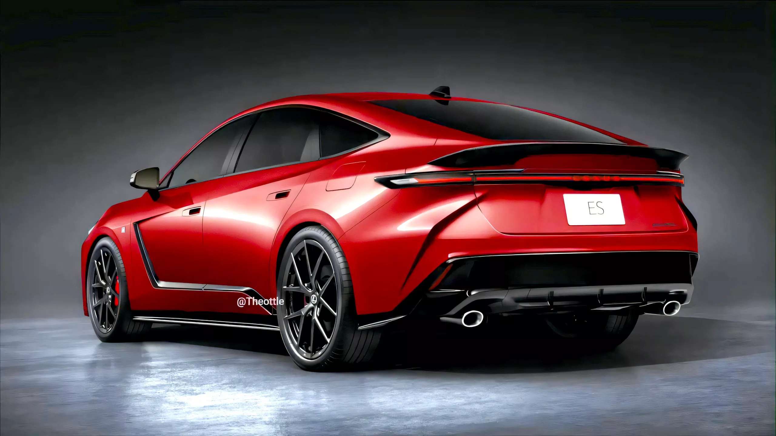 2026 Lexus ES โฉมใหม่หล่อจัดอยู่แล้ว แต่เวอร์ชัน F Sport ในจินตนาการนี้ดูดุกว่าอีกหลายระดับ