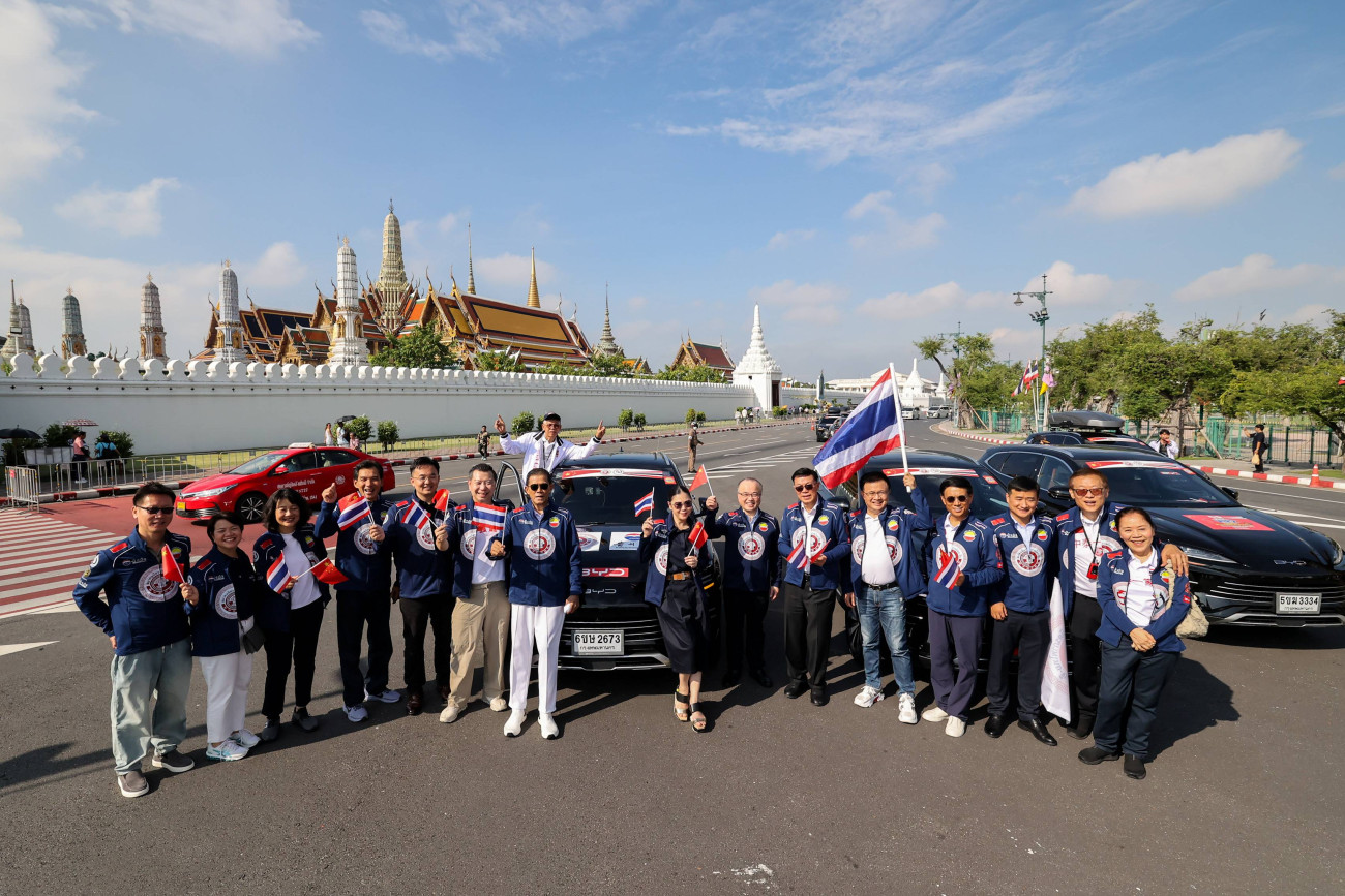 คาราวาน BYD SEALION 6 DM-i เส้นทางไทย - จีน ออกเดินทางแล้วจากกรุงเทพฯ สู่การเดินทางไกลกว่า 5,000 ก.ม.