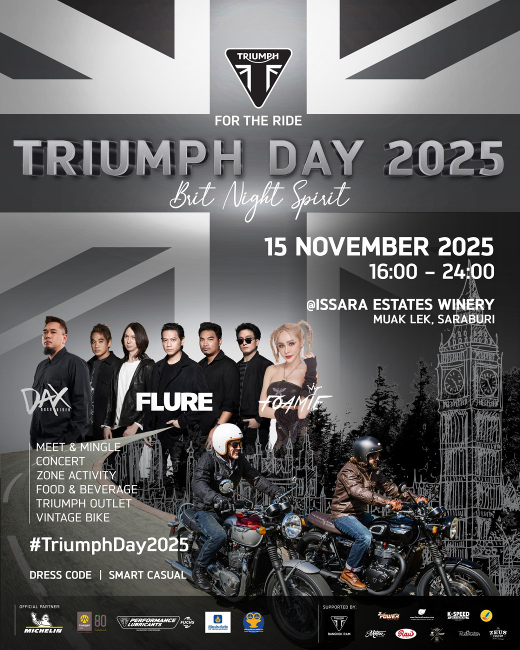 “ไทรอัมพ์ มอเตอร์ไซเคิลส์” ปลุกพลังคอมมูนิตี้สาวกบิ๊กไบค์สัญชาติอังกฤษ ประกาศจัดงาน “Triumph Day 2025” สุดเอ็กซ์คลูซีฟที่ทุกคนรอคอย