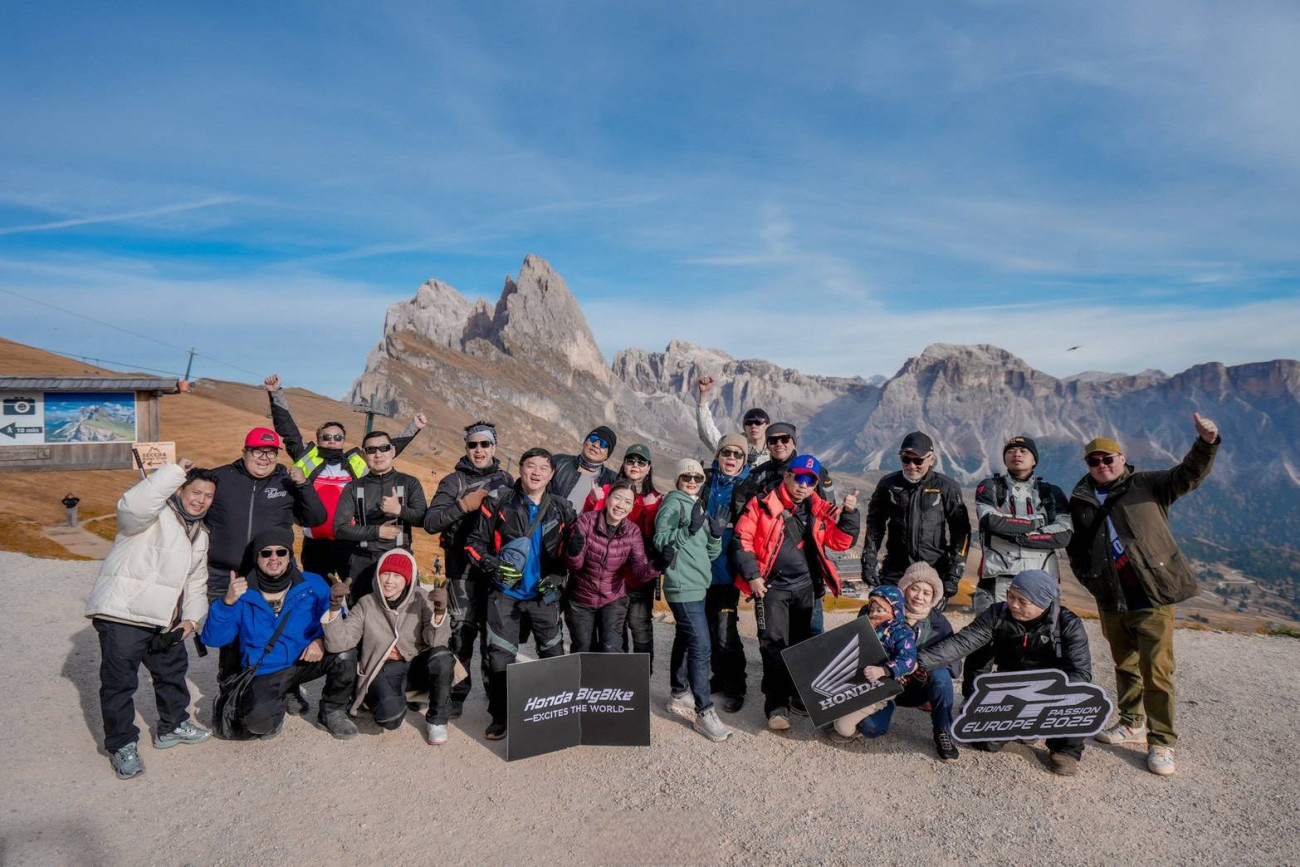 ฮอนด้าบิ๊กไบค์ เปิดประสบการณ์ “Riding Passion” ตะลุยยุโรป 3 ประเทศ  อิตาลี–สวิตเซอร์แลนด์–ออสเตรีย รวมระยะทางกว่า 1,000 กิโลเมตร