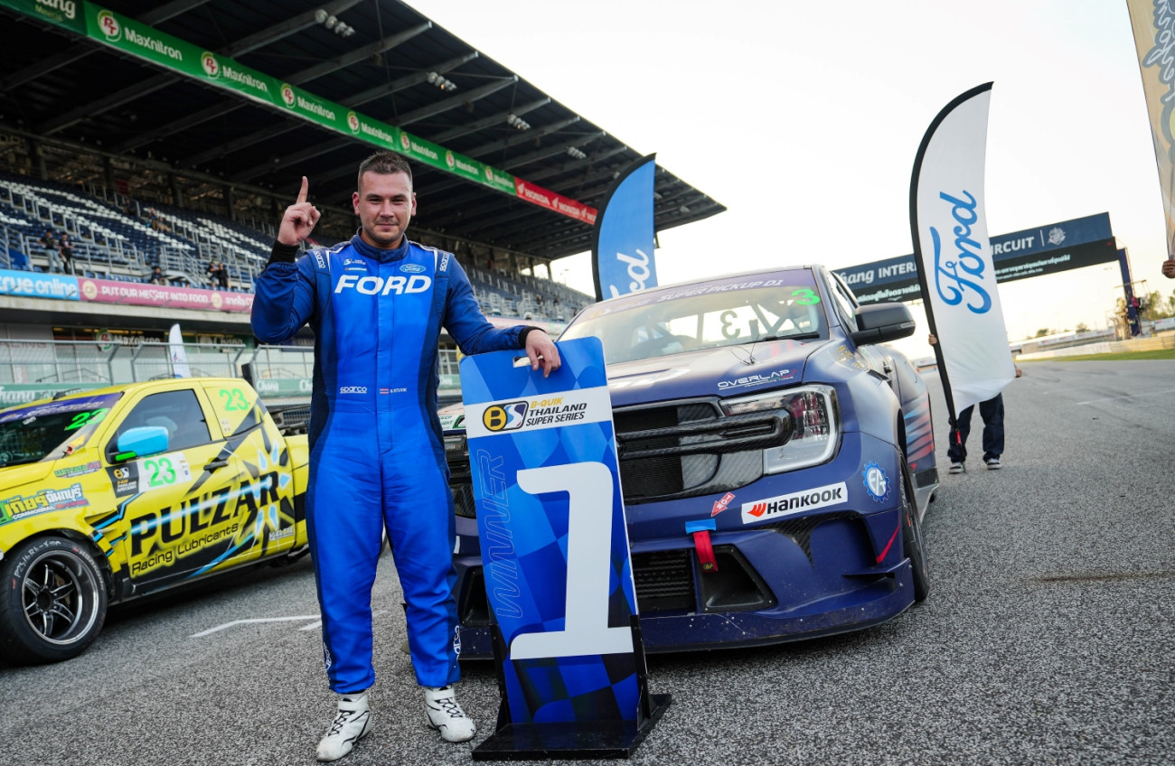 ฟอร์ด เรนเจอร์ คว้าแชมป์ สนามปิดฤดูกาลไทยแลนด์ ซูเปอร์ ซีรี่ส์ 2025  ยืน 2 โพเดียมอย่างน่าประทับใจ