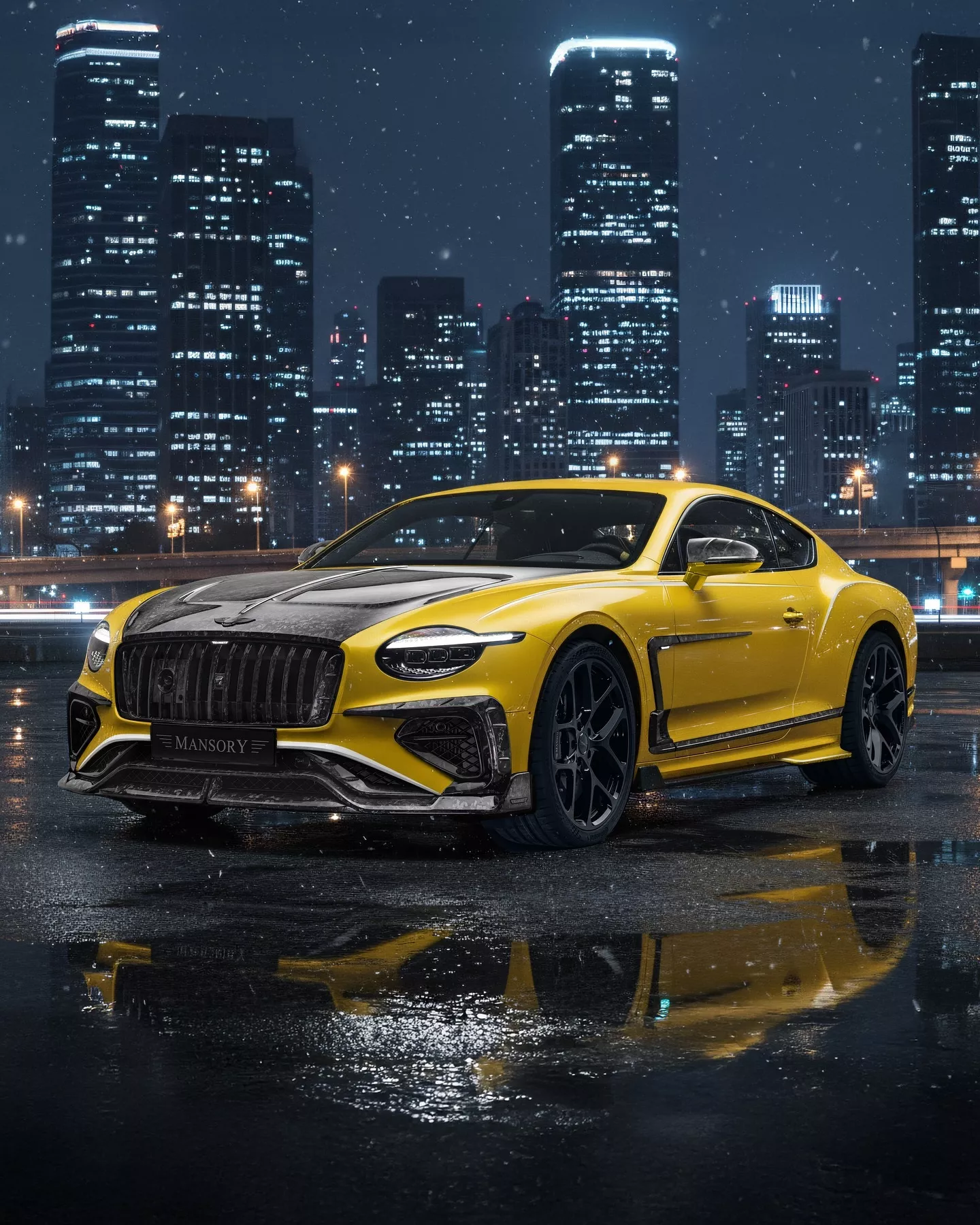 Mansory แต่ง Bentley Continental GT ให้กลายเป็นรถสีเหลืองสะดุดตาราวกับกล้วยติดล้อ