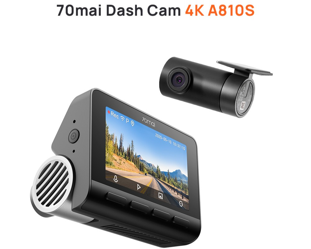 70mai เปิดตัวกล้องติดรถยนต์รุ่นเรือธงใหม่ล่าสุด A810S มอบความคมชัดระดับ 4K อย่างเหนือชั้น