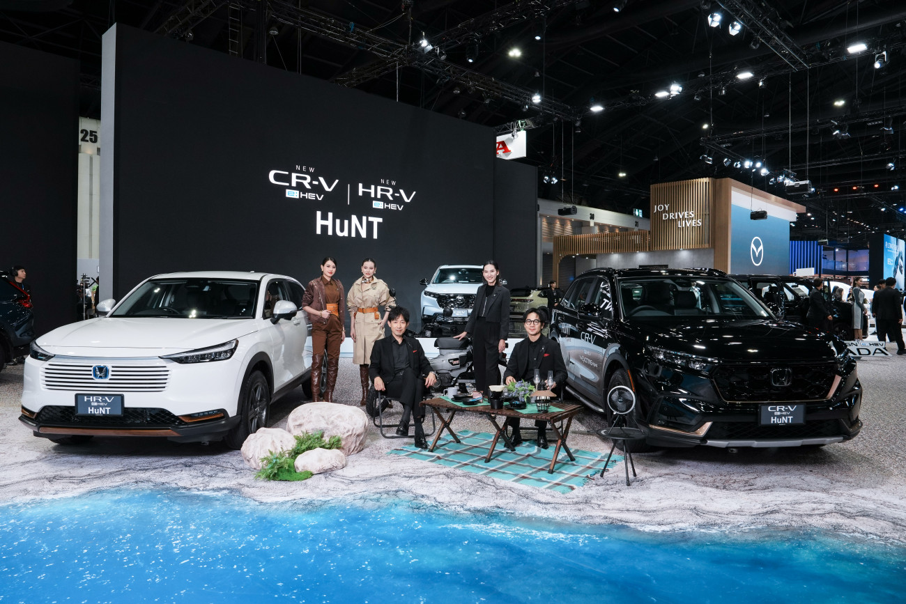 Honda เผย CR-V e:HEV ใหม่ และ HuNT Series อัปลุค City e:HEV รุ่นพิเศษ THE BLACK OUTSHINE และเปิดจอง STEP WGN e:HEV ที่งาน Motor Expo 2025
