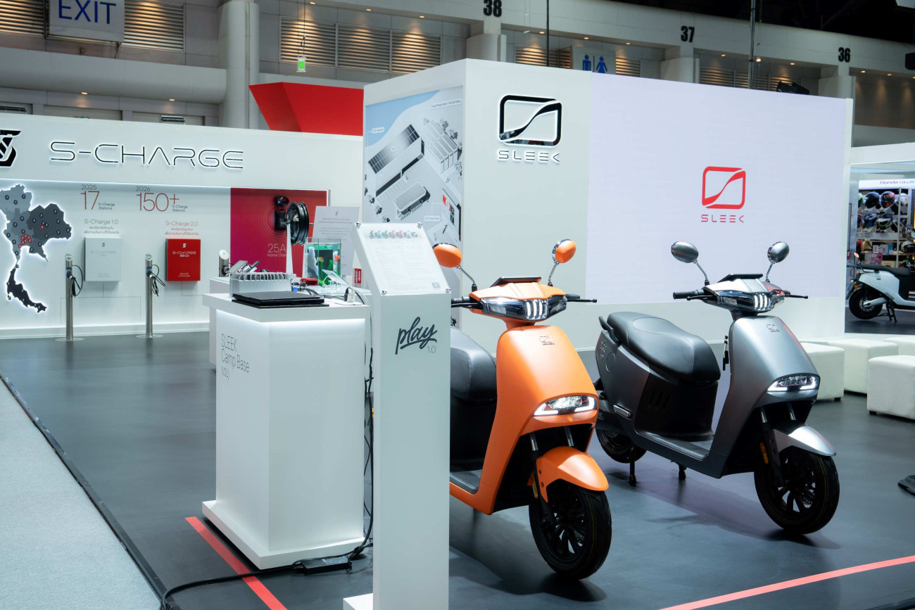 ‘SLEEK EV’ เปิดตัวอย่างเป็นทางการครั้งแรกที่งาน Motor Expo 2025  พร้อมยกระดับการขับขี่ในเมืองด้วย EV Ecosystem