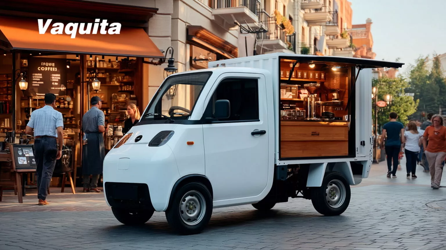 รถบรรทุกไฟฟ้าจิ๋วที่ยิ้มให้คุณได้ CAM EV Microvan สายส่งของสุดกวนสำหรับเมืองแคบ