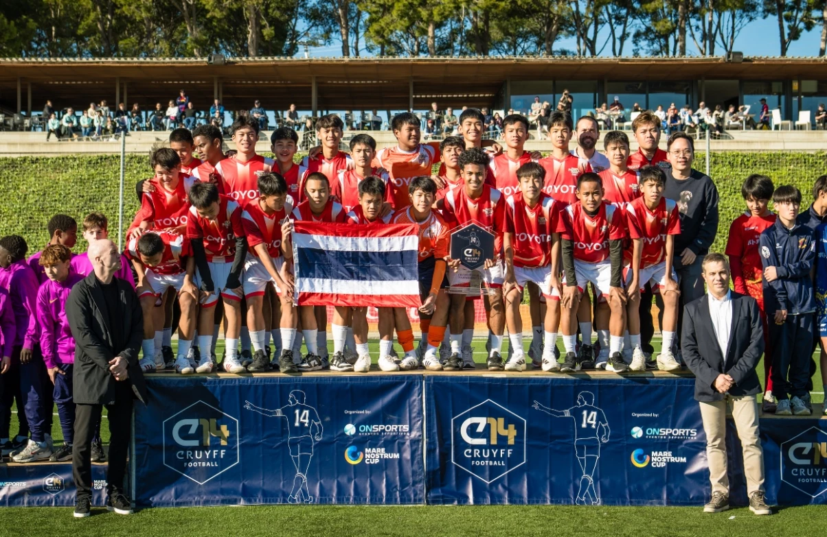 เด็กไทยเก่ง! สร้างประวัติศาสตร์ TJFC คว้าแชมป์ “Cruyff Football Tournament 2025” ชนะทีมฟุตบอลระดับนานาชาติที่ประเทศสเปน