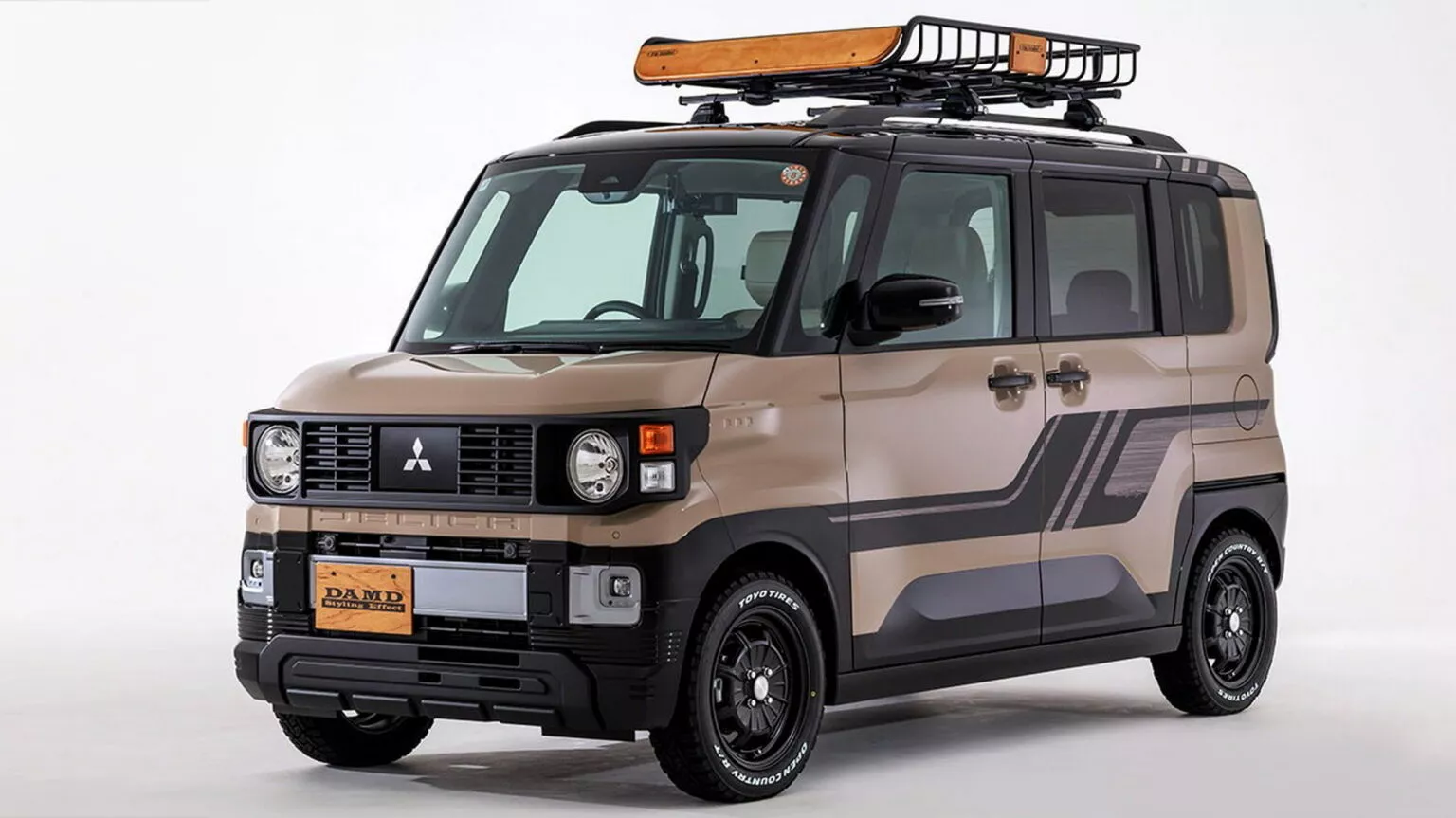 Mitsubishi Delica Mini แปลงโฉมย้อนยุค เป็น Pajero รุ่นจิ๋ว ยุค 80 จาก Damd