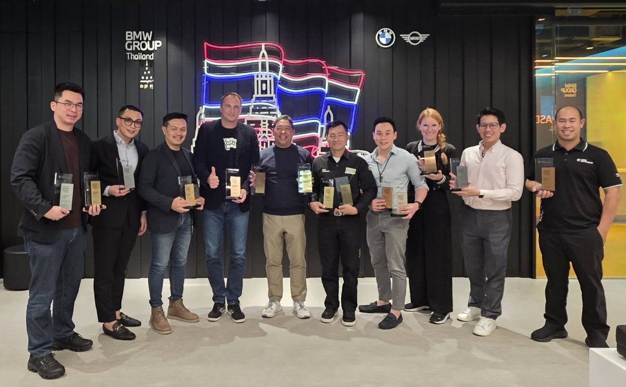 มิลเลนเนียม ออโต้ กรุ๊ป ตอกย้ำความเป็นผู้นำ BMW Motorrad ประเทศไทย คว้า THAILAND DEALER AWARDS รวม 15 รางวัล