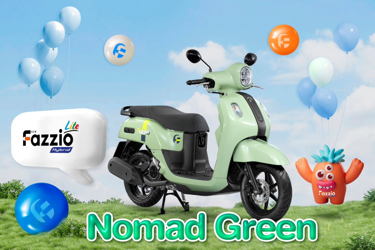 เปิดตัว NEW YAMAHA FAZZIO HYBRID LITE สกู๊ตเตอร์สายแฟชั่น ค่าตัว 49,900 บาท