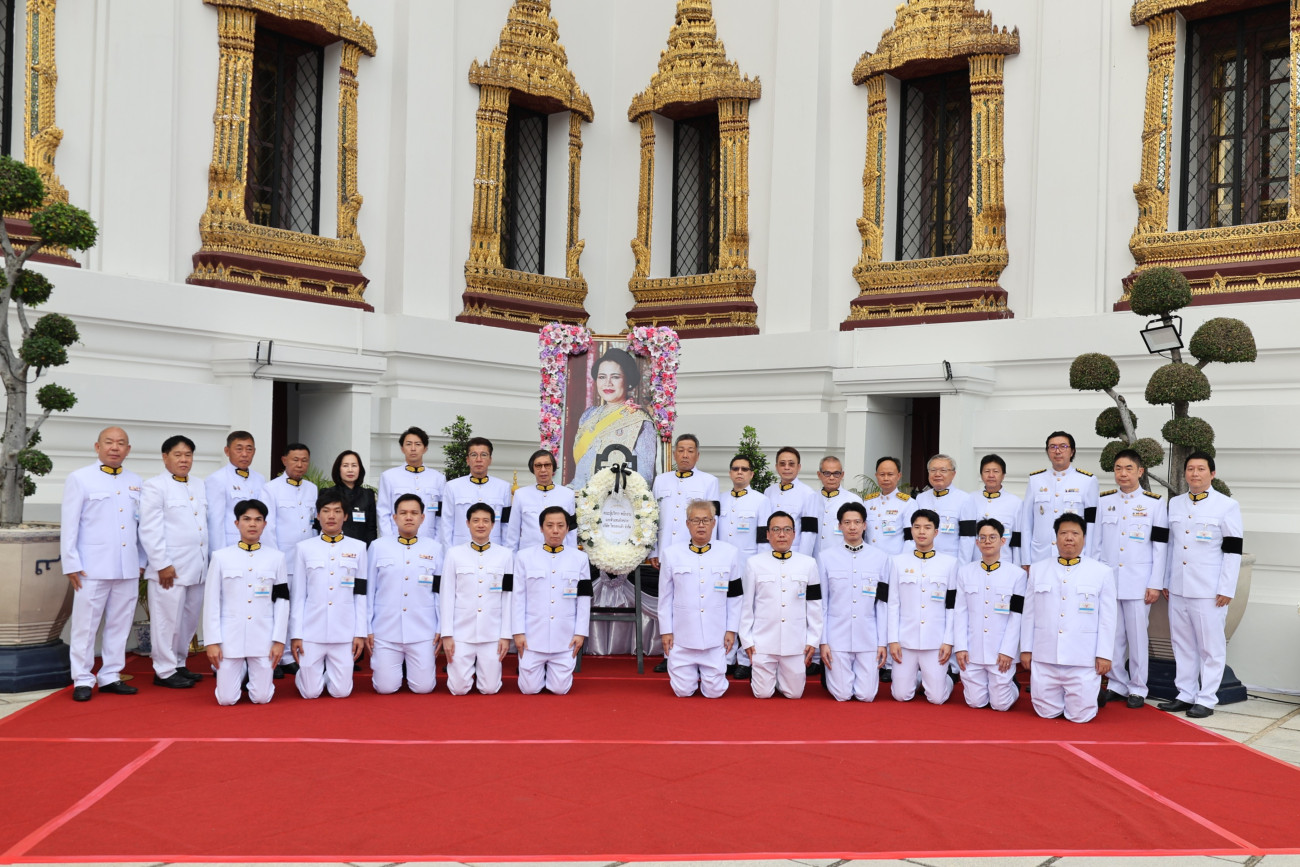 ไทยฮอนด้า น้อมถวายพวงมาลา ถวายสักการะ เพื่อสำนึกในพระมหากรุณาธิคุณ สมเด็จพระนางเจ้าสิริกิติ์ พระบรมราชินีนาถ พระบรมราชชนนีพันปีหลวง ณ ศาลาสหทัยสมาคม