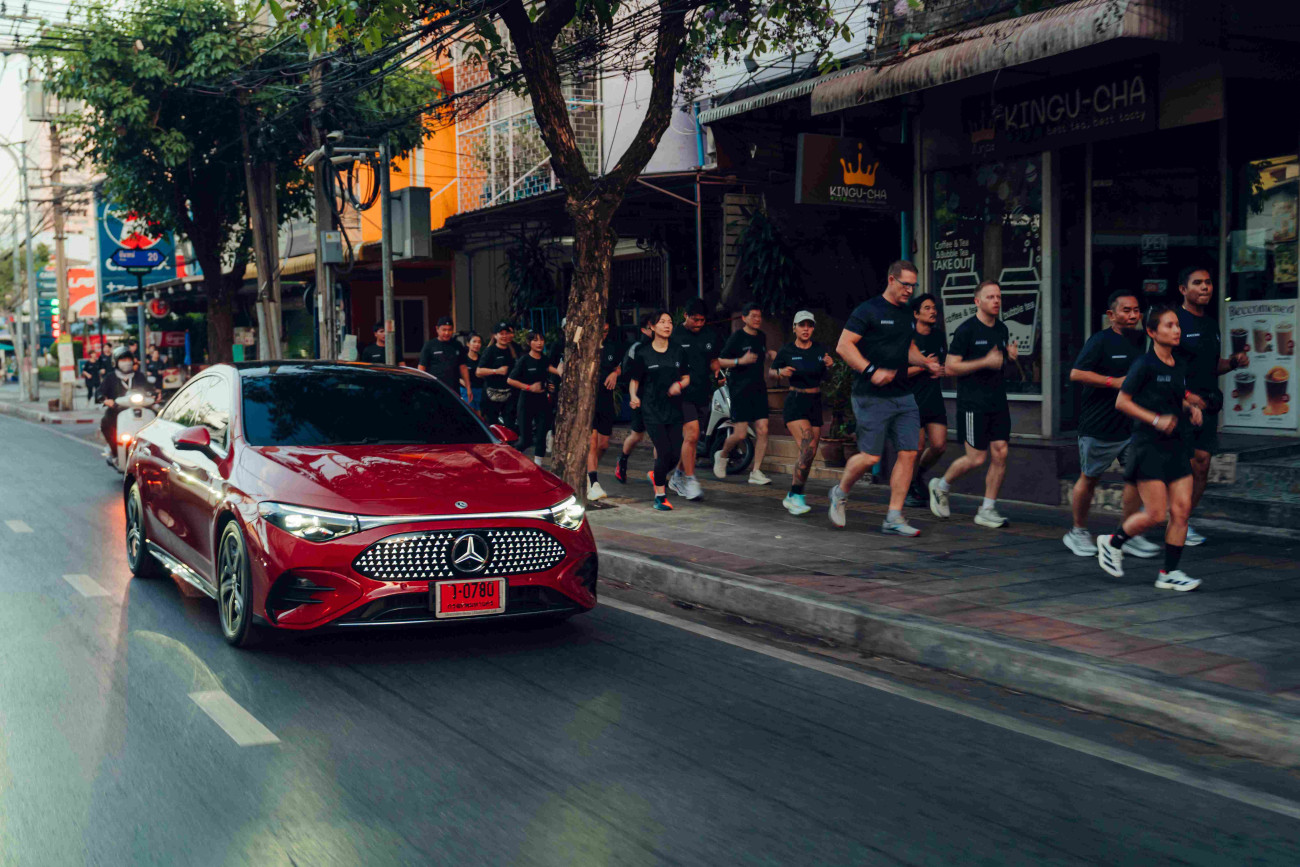 เมอร์เซเดส-เบนซ์ เปิดประสบการณ์ City Run วิ่ง 5K ใจกลางสาทร The Urban Performance Presented by The all-new electric CLA