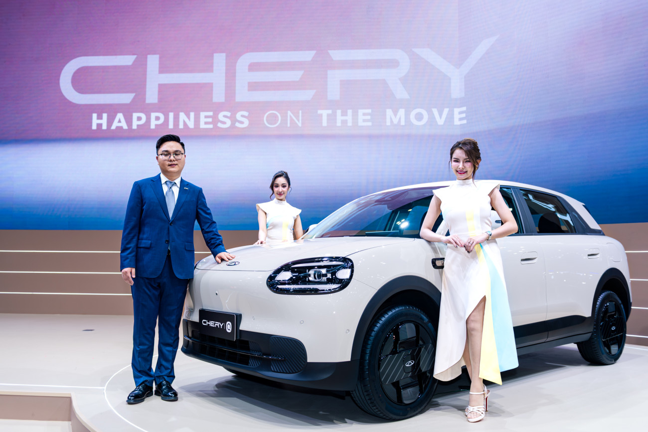 เชอรี ประเทศไทย เปิดตัว Chery Q รถอีวีรุ่นใหม่ พร้อมส่ง Chery V23 สีใหม่ ที่งาน Motor Show 2026
