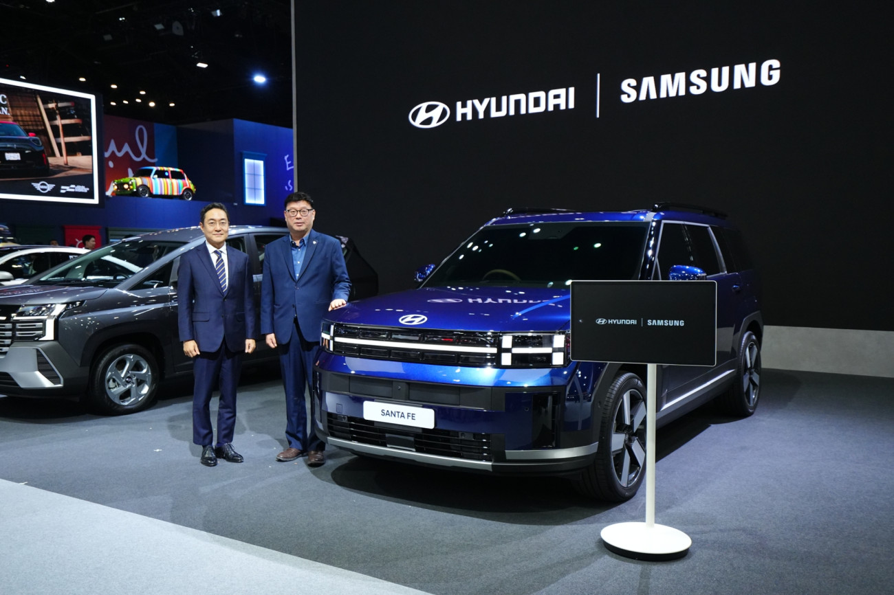 สองแบรนด์เกาหลีแท็กทีม ฮุนได จับมือ ซัมซุง กับ แคมเปญ “Hyundai Double Thumbs Up Deal” ที่งาน Motor Show 2026