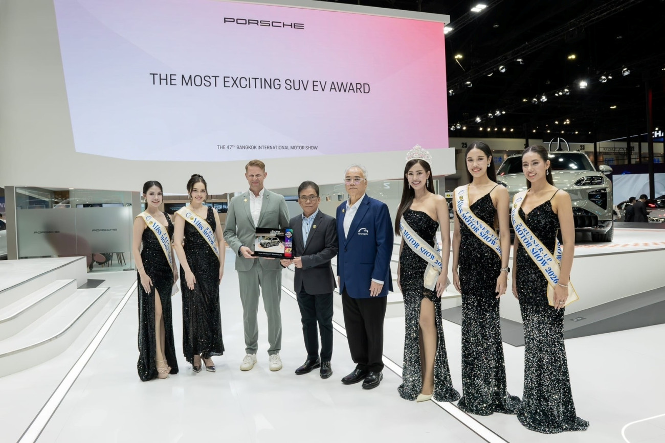 ปอร์เช่ ประเทศไทย คว้ารางวัล The Most Exciting SUV EV ในงานมอเตอร์โชว์ 2026 