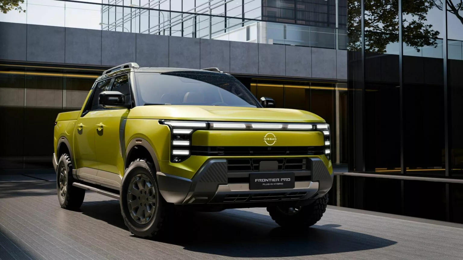 Nissan Frontier Pro ลุ้นบุกยุโรป กระบะ PHEV 402 แรงม้า พื้นฐานจีน แทน Navara