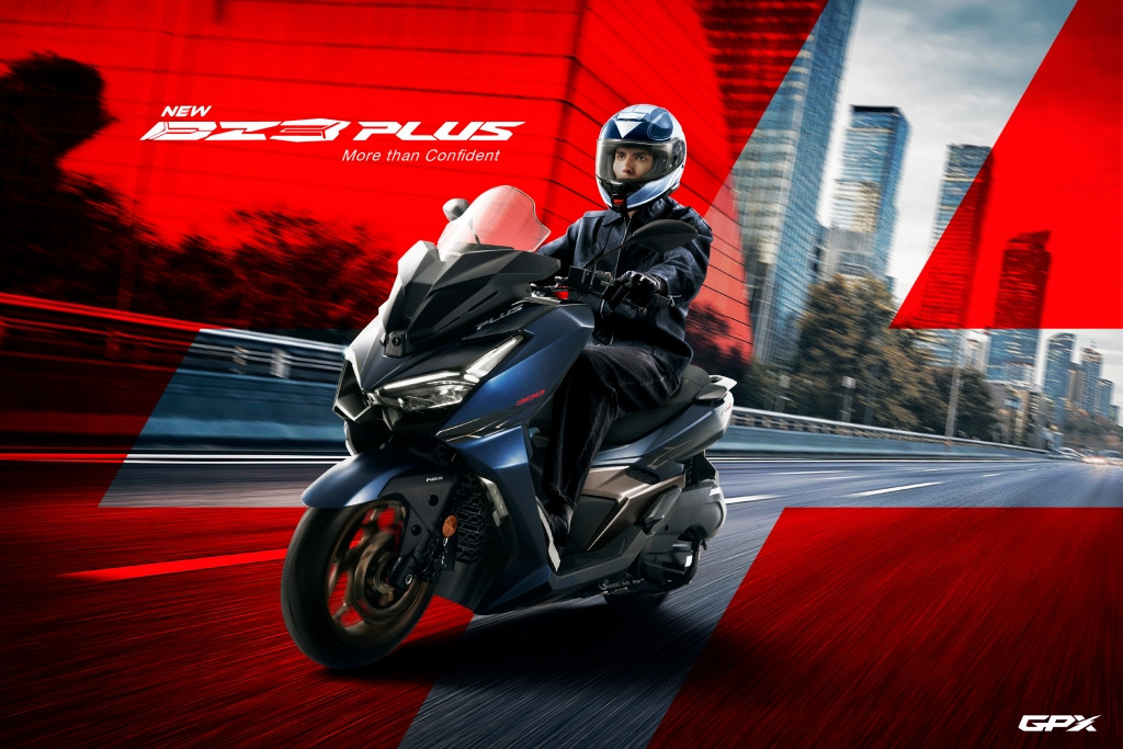 เปิดตัว GPX DZ3 Plus สกู๊ตเตอร์พรีเมียมสปอร์ต คลาส 300  อัปเกรดเทคโนโลยี กล้องหน้า-หลัง, จอสี TFT Mirror Screen ในราคาไม่ถึงแสน