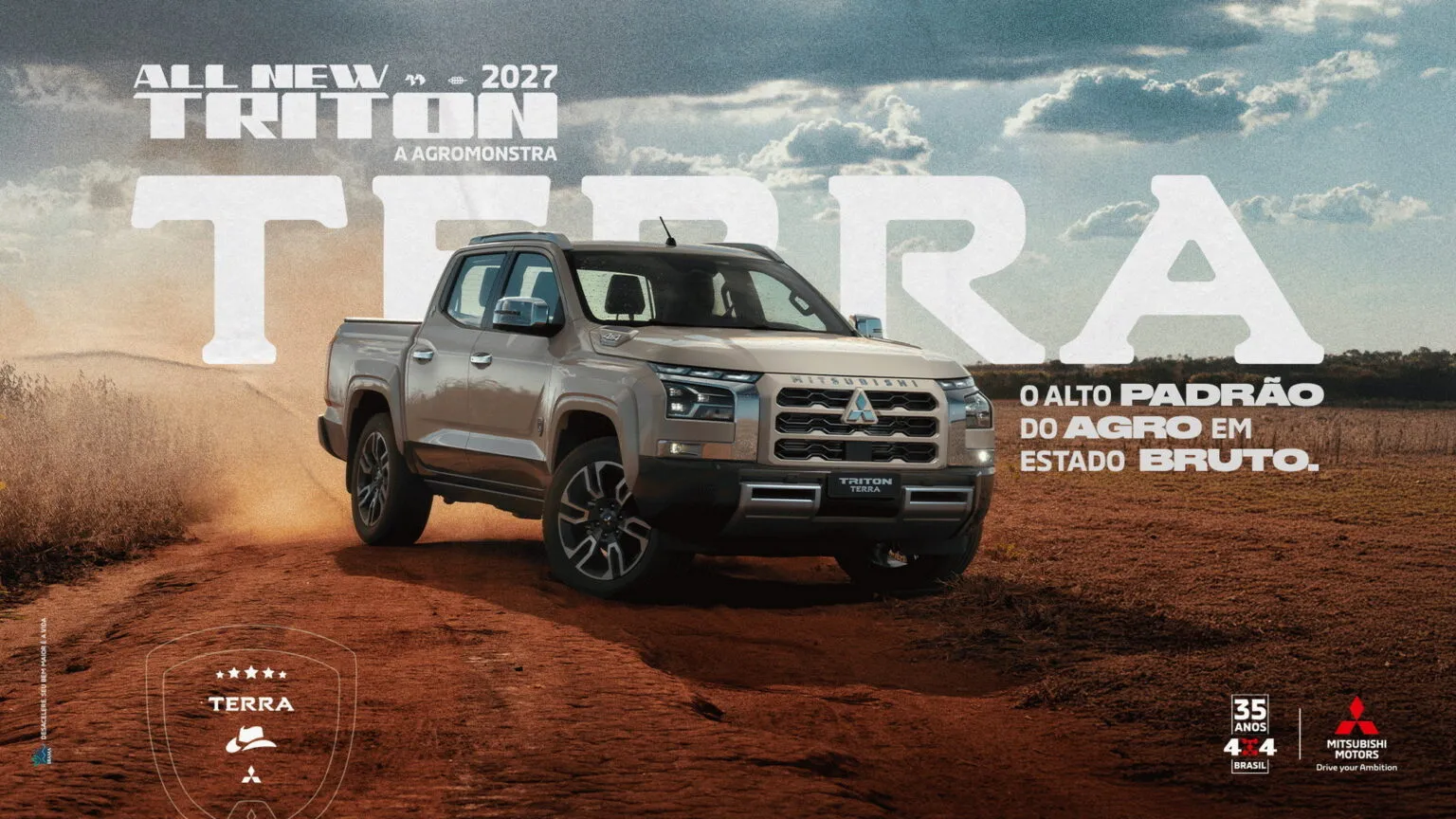 Mitsubishi เปิดตัว Triton Terra รุ่นพิเศษในบราซิล กระบะหรูสายเกษตร จำกัด 300 คัน ราคาแตะ 2.7 ล้านบาท