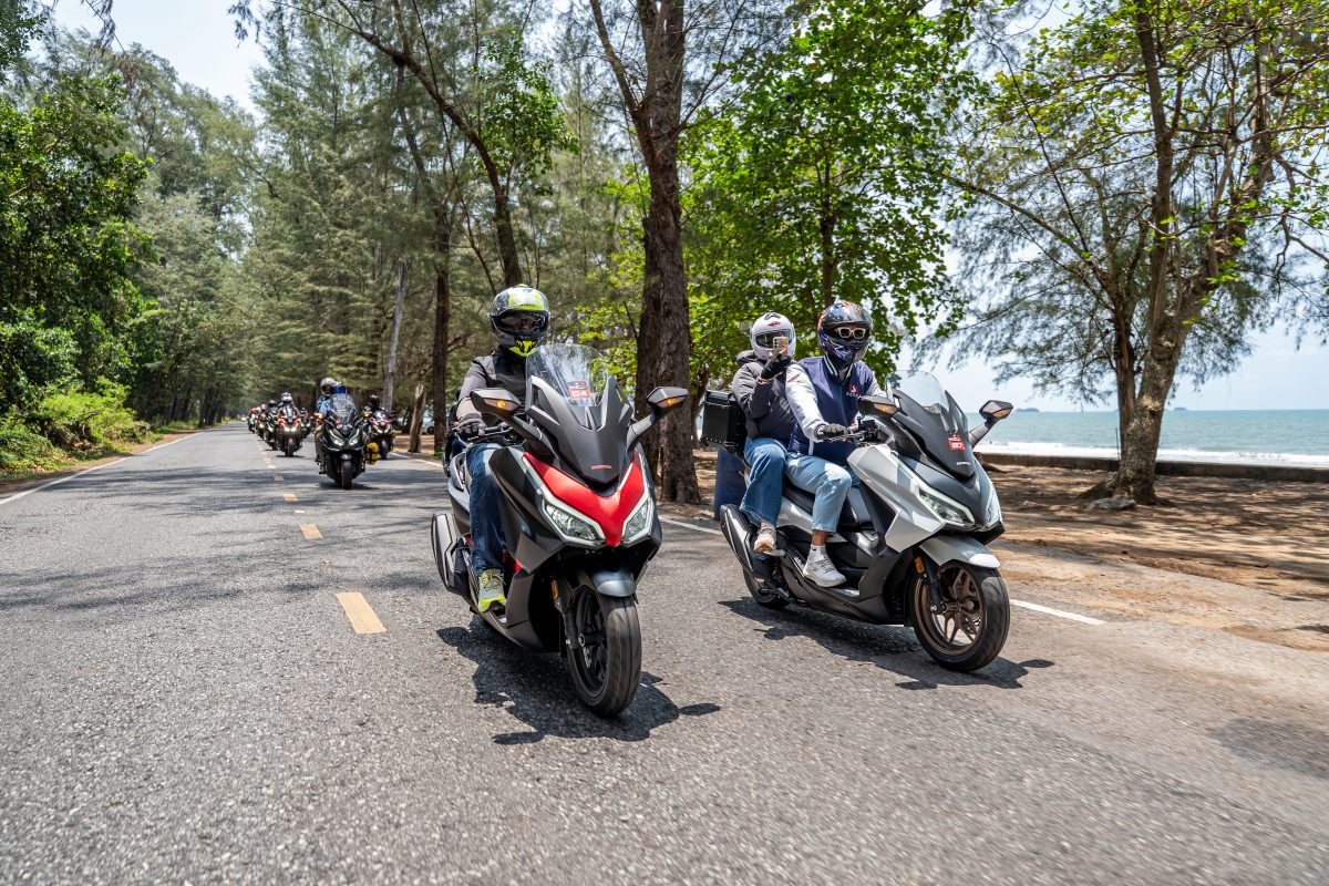 รถจักรยานยนต์ฮอนด้า พาชาว New Honda FORZA 350 และ ADV350 ออกทริปสุดเอ็กซ์คลูซีฟ “The 3Fifty Let’s Rock Journey”