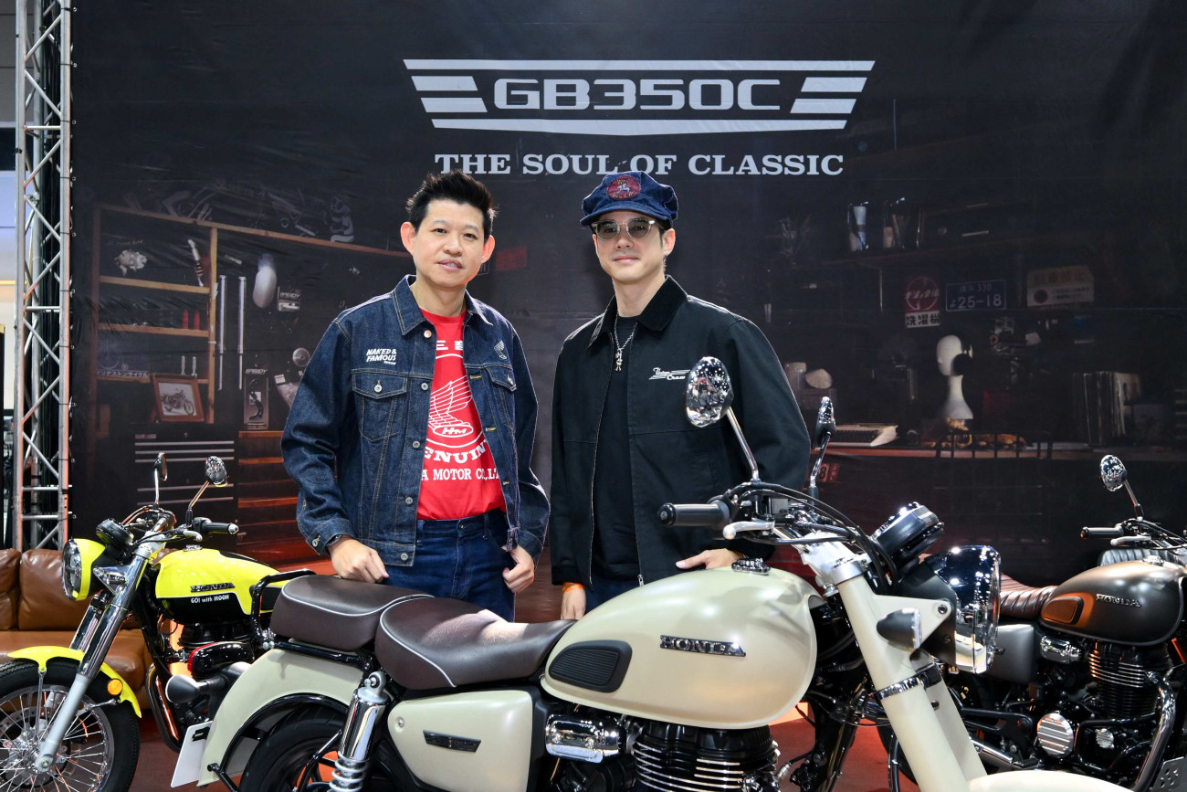 ฮอนด้าบิ๊กไบค์ ลุย Bangkok Hot Rod Custom Show 2026 “มาริโอ้ เมาเร่อ” ร่วมขบวน New Honda GB350C Limited Edition Custom