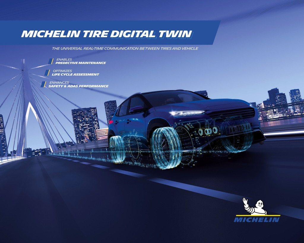 ‘มิชลิน’ เปิดตัวเทคโนโลยีแบบจำลองยางเสมือนจริง Universal Tire Digital Twin เชื่อมโยงข้อมูลยางกับระบบดิจิทัลของรถยนต์แบบเรียลไทม์