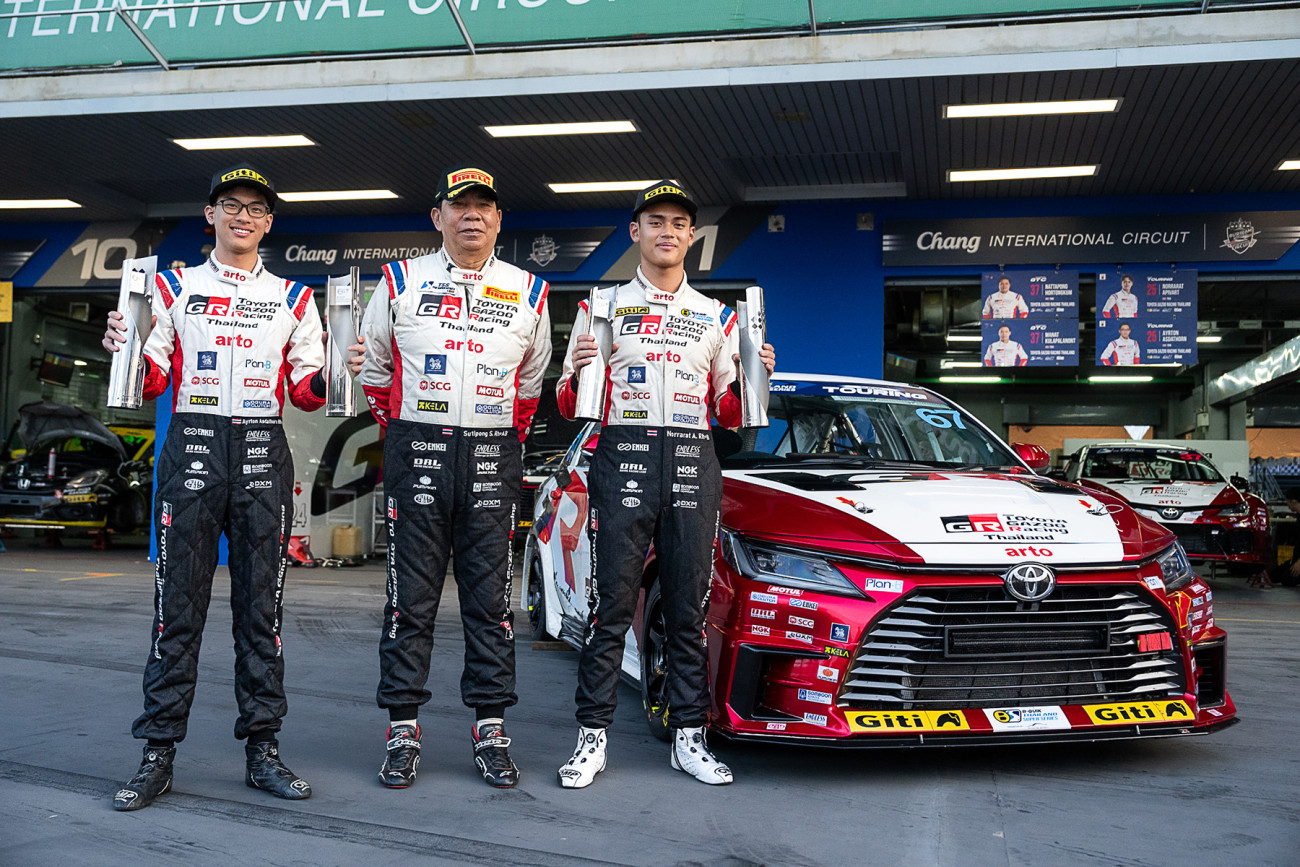 TOYOTA GAZOO Racing Thailand ประเดิมแรง! คว้าถ้วยแชมป์ TSS 2026 อีเว้นท์แรกที่บุรีรัมย์