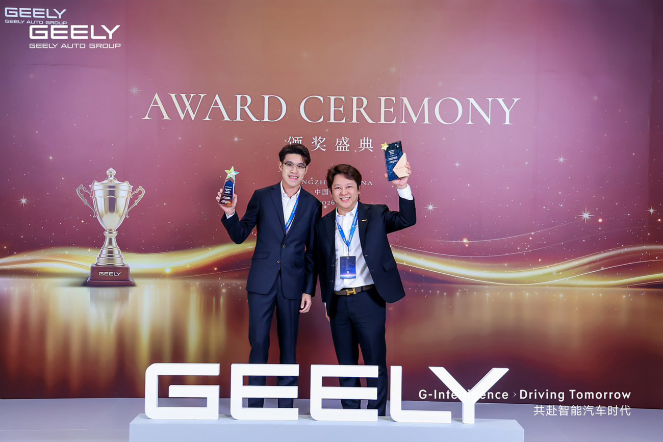 ZEEKR TPM เจริญนคร ผงาดเวทีโลก! คว้า 2 รางวัลใหญ่จาก Geely ณ เมืองหางโจว สาธารณรัฐประชาชนจีน