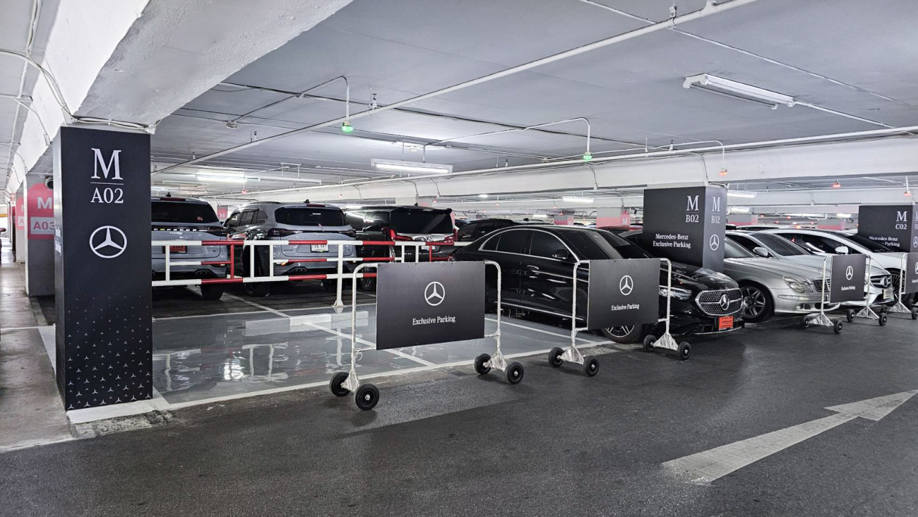 เมอร์เซเดส-เบนซ์ เปิดโซน Exclusive Parking ที่ The Mall Lifestore Bangkapi ชวนลูกค้าสัมผัสความสะดวกสบายขั้นสุดตลอด 1 ปีเต็ม พร้อมรับดีลพิเศษจาก 3 ร้าน