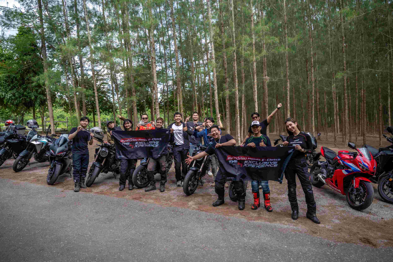 ฮอนด้าบิ๊กไบค์ เปิดฉาก Honda E-Clutch The 4 Exclusive Xperience ทริปแรกที่ภาคตะวันตก บิดพิสูจน์นวัตกรรม E-Clutch 
