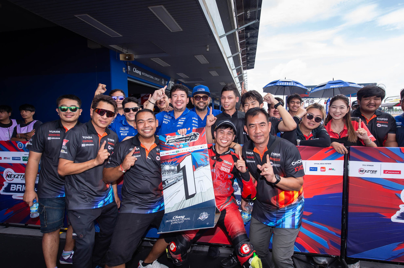 NEXZTER BRIC Superbike ผ่านครึ่งทาง ลุ้นแชมป์เดือด! “คาร์เบอร์รี-ธนัช” โชว์ฟอร์มโหดเข้าวิน 2 สนามติด