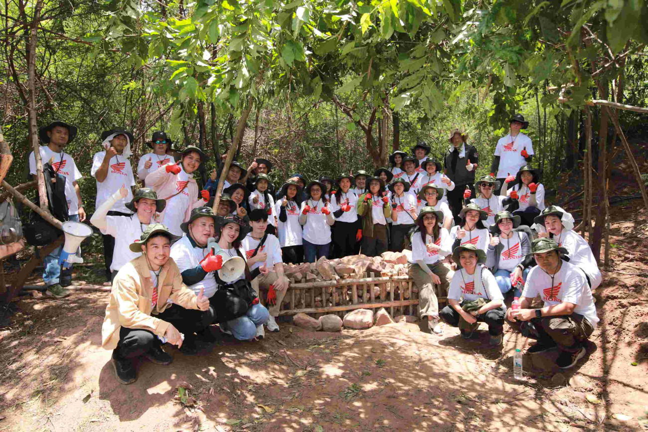 ไทยฮอนด้า เดินหน้า "Thai Honda Forest Fortress" ฟื้นฟูผืนป่า สร้างแนวกันไฟป่าเปียก 100 กิโลเมตร ณ ป่าสงวนแห่งชาติสระบุรี-ลพบุรี