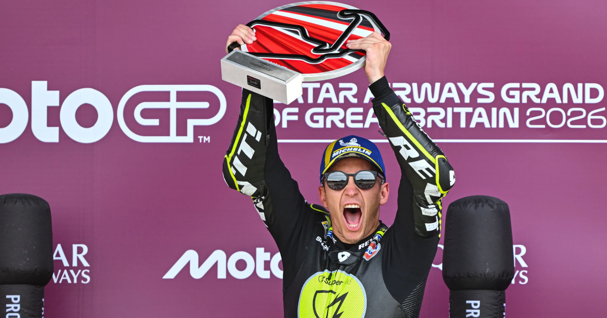 Fernandez แหวกทะลุปากกาเซียน เข้าป้ายเก็บชัย MotoGP 2026 สนามที่ 12 ในแดนผู้ดี แบ่ง Sprint ให้ Martin