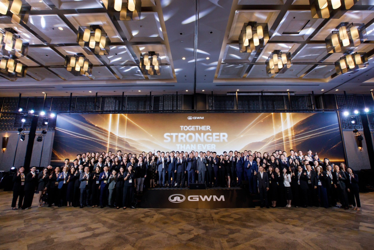 GWM ประกาศยุทธศาสตร์ความยั่งยืนในงานประชุมใหญ่พาร์ทเนอร์ทั่วประเทศ ย้ำนโยบายยกระดับการบริการหลังการขาย ตั้งเป้าแบรนด์จีนที่ผู้บริโภคไว้วางใจสูงสุด