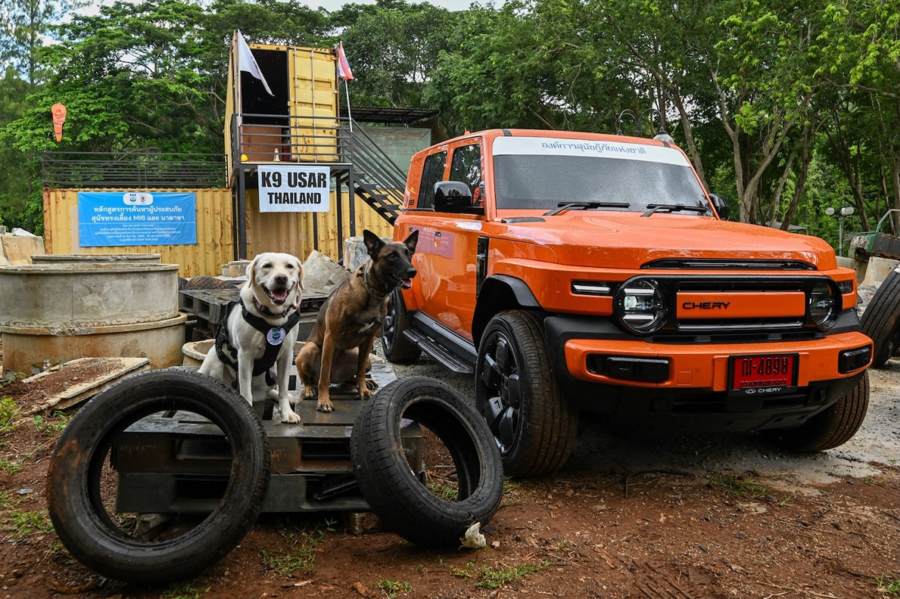 เชอรี ประเทศไทย เตรียมเปิดภารกิจ “V23 x K9 USAR” ส่งต่อพลังรถไฟฟ้า สนับสนุนทีมค้นหาและกู้ภัย พร้อมขับเคลื่อนสังคมสู่ความยั่งยืน
