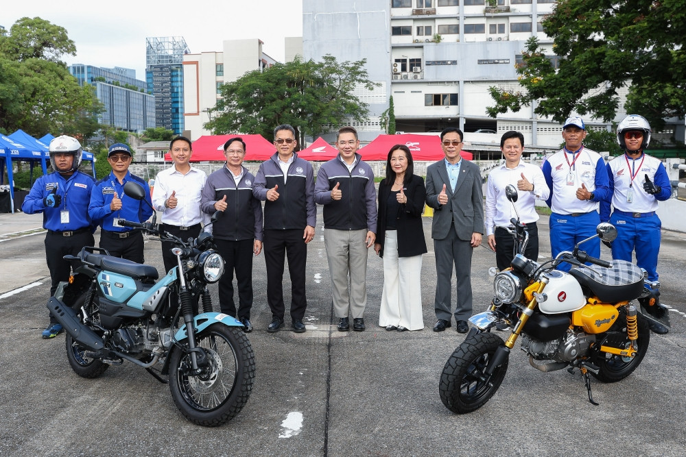 สมาคมอุตสาหกรรมยานยนต์ไทยและกรมขนส่ง ร่วมผลักดันเพิ่ม “สถานีเบรก” สำหรับผู้สอบใบขับขี่จักรยานยนต์