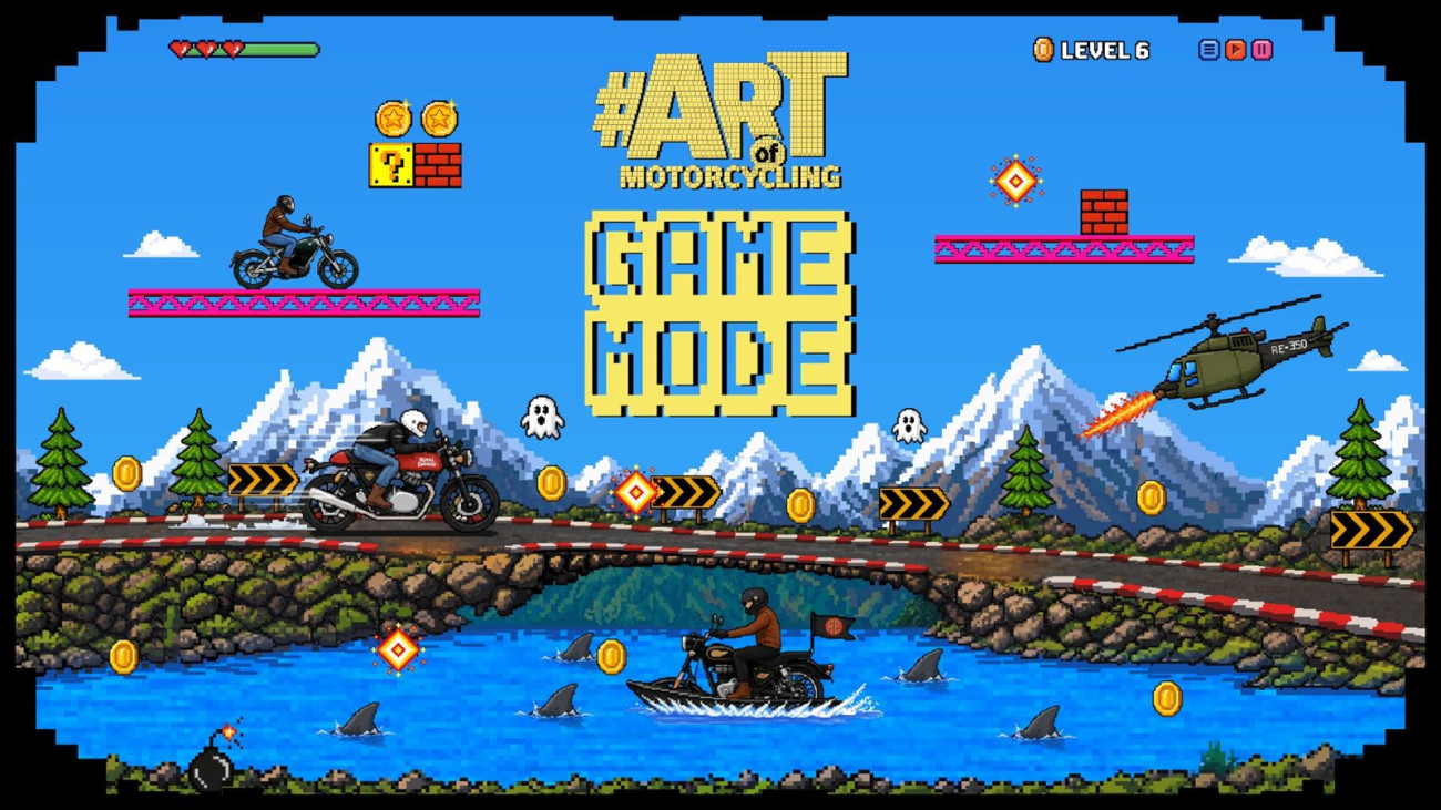 GAME MODE ON! โรยัล เอ็นฟีลด์ ท้าดีไซเนอร์ไทยวาดโลกสองล้อสไตล์ 16-BIT ประกวดในแคมเปญระดับโลก #ArtOfMotorcycling ซีซัน 6 