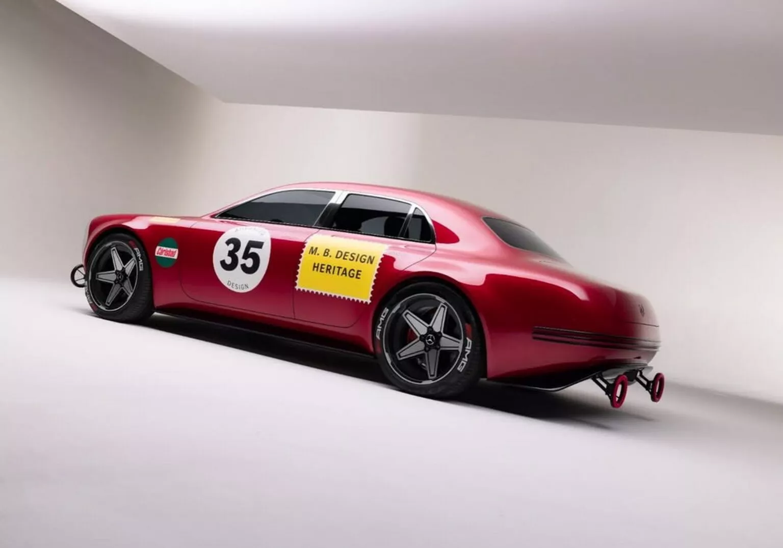 300 SEL 6.8 AMG Red Pig