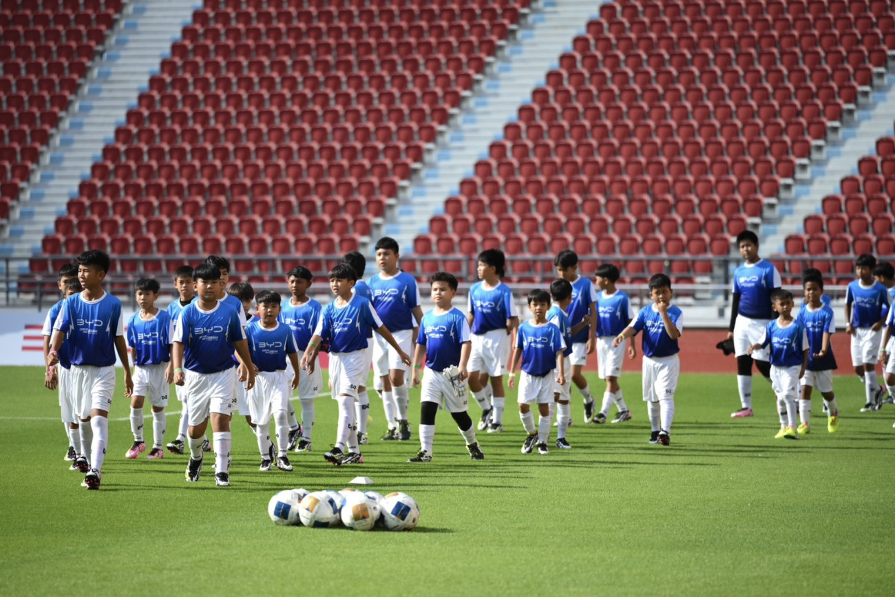 Football Clinic BYD Drive the Dream ชาร์จฝันพลังบอลไทย