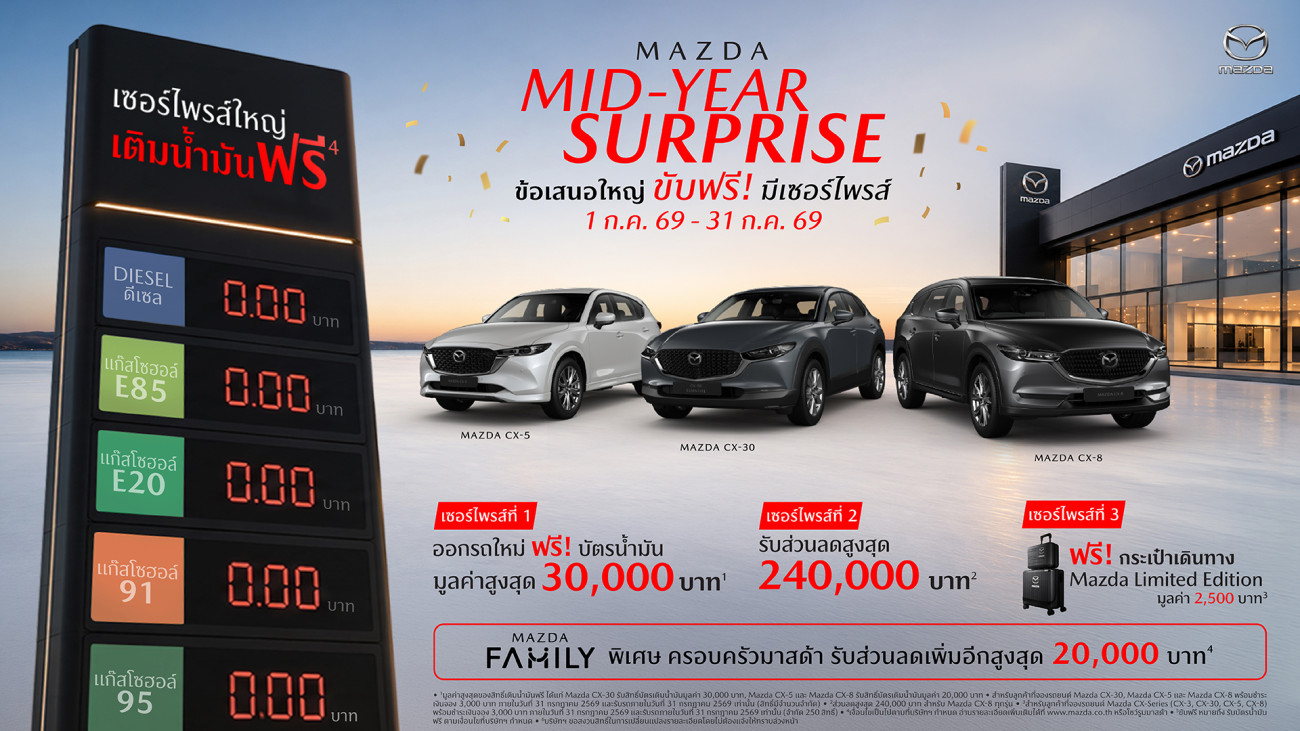 MAZDA MID-YEAR SURPRISE