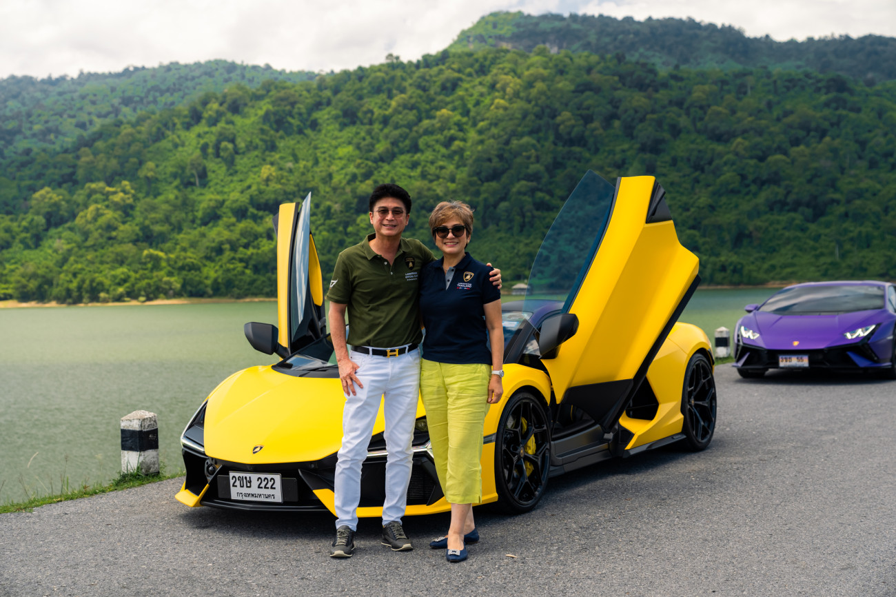 Lamborghini Club Thailand Bull Run at Nakhon Nayok