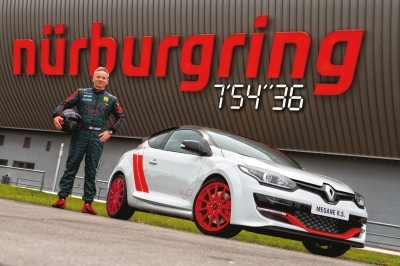 Renault Megane RS 275 Trophy R 7:54.36  นาที ที่ Nuburgring