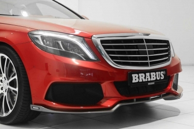 Brabus นำ Benz S-Class มาโชว์ในช่วงคริสต์มาสด้วย สีแดง