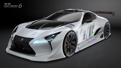 Lexus LF-LC GT Vision Gran Turismo เวอร์ชั่นเกมแข่งรถ