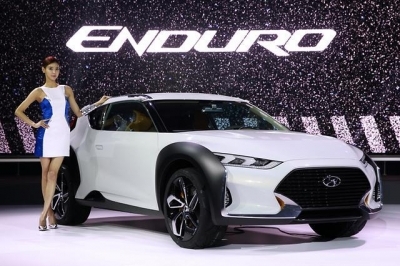 Hyundai  Enduro Concept  ร่าง  juke  สายพันธ์ุโสมขาว