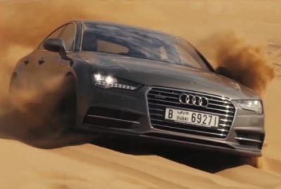 ทำไปได้!!!! เมื่อ Audi จับ Audi A7 Sportback ลุยซิ่งกลางทะเลทรายที่ดูไบ