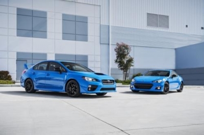 Subaru BRZ HyperBlue และ WRX STI HyperBlue หล่อพิเศษแบบใสๆด้วยสีฟ้า